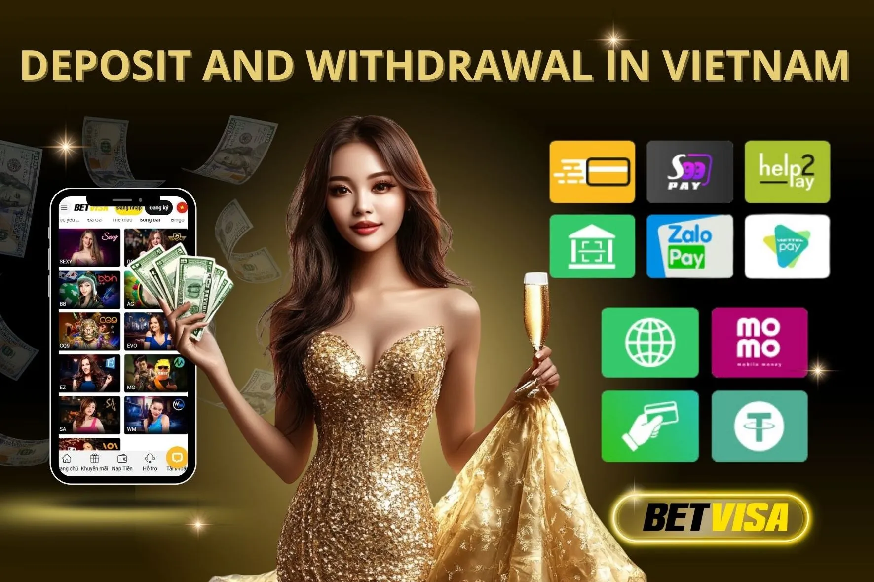 Betvisa Deposit and Withdrawal