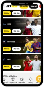 BetVisa sportbook mobile Vietnam